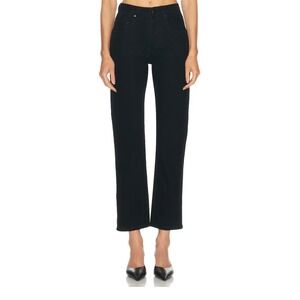 RENGGLI Straight Leg 100% Cotton Jeans in Charcoal Size 28 READ